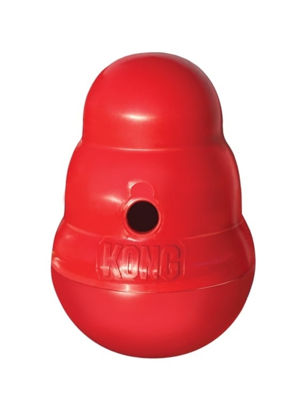 KONG® Wobbler Food-Dispensing Dog Toy, Red, Large for Dogs Between 30-65 lbs